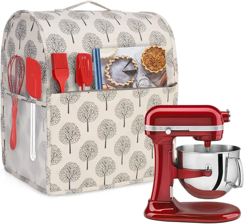 Vista 12 de Yarwo Funda para batidora de pie compatible con batidora KitchenAid de 4.5 cuartos y todas las de 5 cuartos, cubierta protectora contra el polvo