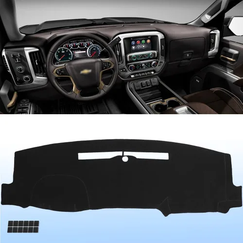 Vista 27 de AUQDD Tapete de Cubierta del Tablero Compatible con Ch-Evy Cavalier 1995 1996 1997 1998 1999 2000 2001 2002 2003 2004 2005, Tapete de Tablero