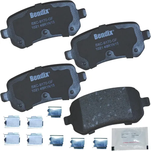 Vista 315 de Pastillas de Freno Traseras Cerámicas Bendix Priority1 CFC1510 para INFINITI QX56 2013-2011, QX80 2024-2014, Nissan Armada 2023-2017
