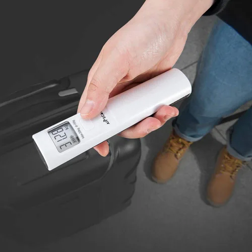 Vista 5 de AIRSCALE - Báscula de equipaje sin batería sin necesidad de batería báscula de peso de equipaje dinamo 110 libras1102lbs maleta digital de mano