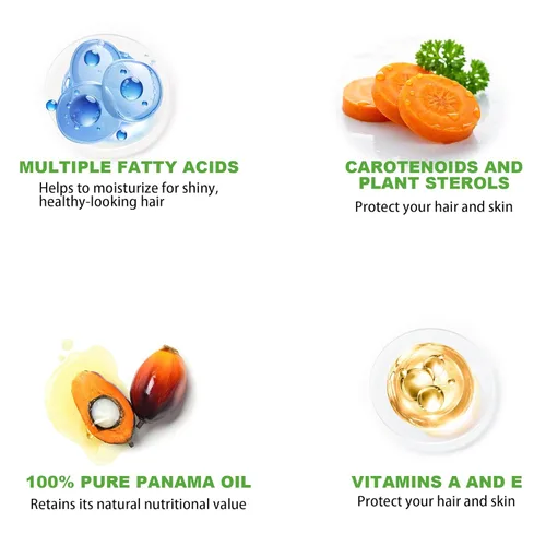 Vista 2 de WAVECRAFTER Aceite de batana 100% crudo, aceite milagroso puro y sin refinar con manteca de karité, vitamina E y aceite de semillas de ricino, sin