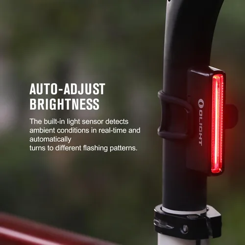 Vista 7 de OLIGHT Seemee 30 C Luz trasera de 30 lúmenes, visibilidad de 230 grados, rango visible de 2,624.7 ft, luz recargable por USB, IPX6 impermeable
