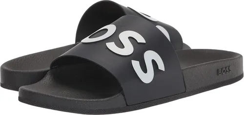 Vista 7 de BOSS Sandalias con logotipo grande para hombre