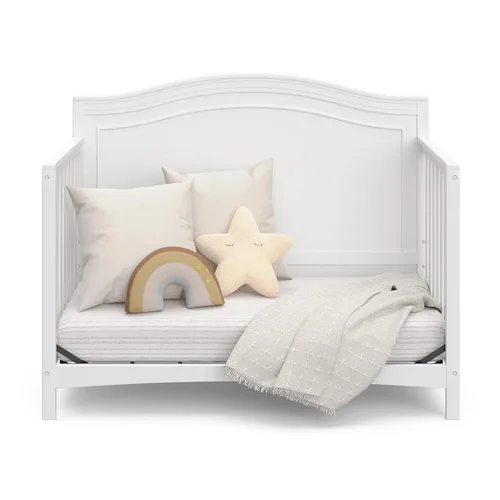 Vista 12 de Graco Paris 4 en 1 Cuna Convertible - Certificada GREENGUARD Gold, se convierte en cama infantil, diván y cama completa, se ajusta a colchón de cuna