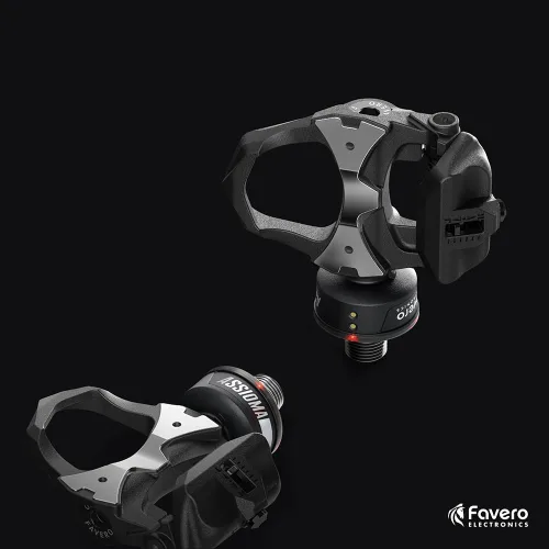 Vista 6 de Favero Assioma Duo, Medidor de potencia de ciclismo basado en pedal lateral de doble sensación, conectividad Bluetooth y ANT+ para computadoras
