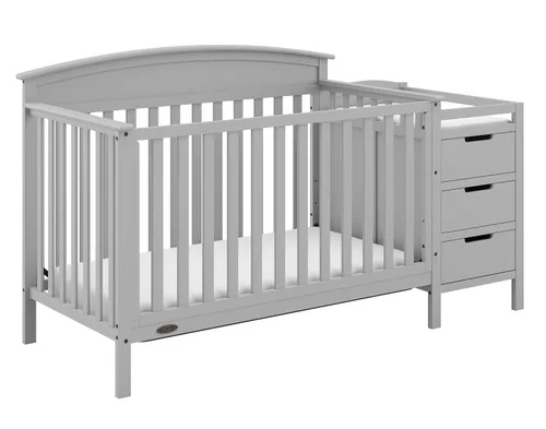 Vista 21 de Graco Benton - Cuna convertible 5 en 1 con cajón, certificado GREENGUARD Gold, se convierte de cuna de bebé a cama infantil, sofá cama y cama