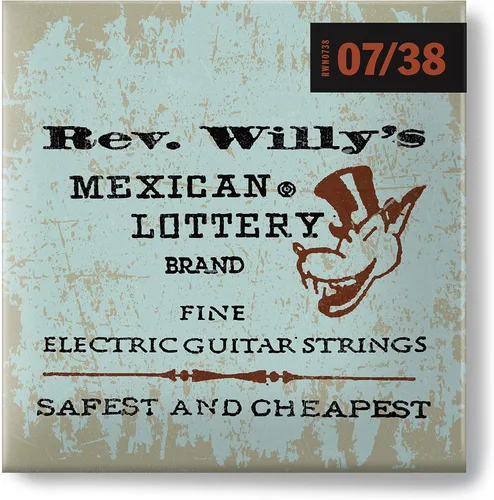 Vista 11 de Dunlop RWN0738 Reverend Willy's cuerdas para guitarra eléctrica