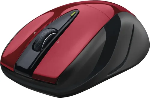 Vista 3 de Mouse inalámbrico de Logitech M525, Rojo/Negro