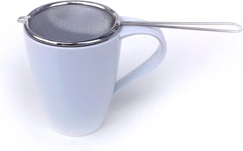 Vista 4 de Cuisinox Colador de malla fina, acero inoxidable con mango, 3" x 8