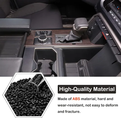 Vista 56 de Aunginsy Marco para panel de cambio de marchas con caja de almacenamiento Compatible con Toyota Tundra/Sequoia 2022-2024 2025 Protector contra