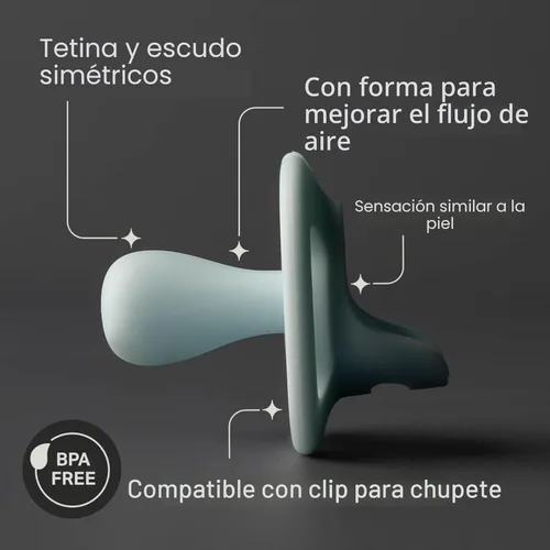 Vista 3 de Tommee Tippee - Chupete ultra ligero StayPut, diseño de silicona de una pieza, 18-36m, paquete de 4