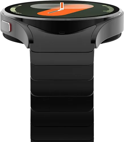 NewWays for Samsung Galaxy Watch Gapless Bands 7 6 5 4 40mm 44mm 5Pro 45mm, No Gap Strap Stainless Steel Classy Elegant Military Rugged Metal Link