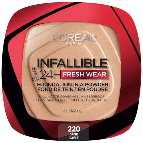 Vista 19 de L'Oréal Paris Infallible - Base de maquillaje en polvo, 24 horas de uso, impermeable, ámbar profundo, paquete de 3