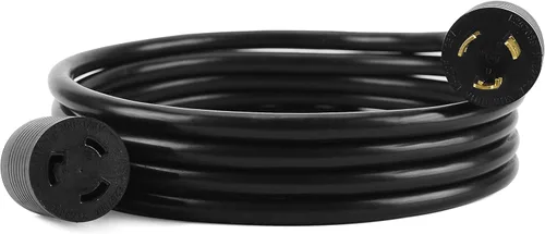 HENGYI L5-20P to L5-20R Generator Locking Power Cord,Generator Cord,SJTW 12AWG,3 Prong Generator Lock Extension Cord with UL Listed,Heavy Duty