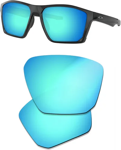 Vista 5 de Lentes de repuesto polarizadas para gafas de sol Oakley Targetline - Múltiples opciones, Negro+titanio+naranja+azul