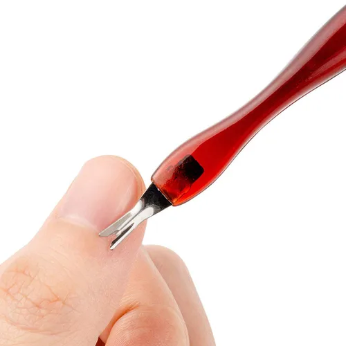 Vista 4 de 3 unids profesional cutícula recortadora empujador cutícula cutícula removedor cuchillo removedor piel muerta herramientas prácticas de arte de uñas