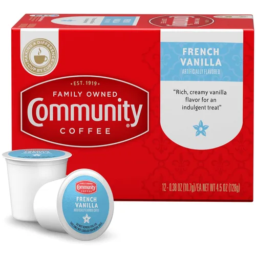 Vista 86 de Community Coffee Coffee & Chicory - 12 cápsulas de café, tostado medio oscuro, compatible con cafeteras Keurig 2.0 K-Cup, 12 unidades (paquete de 1)