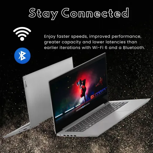 Vista 4 de Lenovo IdeaPad 3 - Laptop con pantalla FHD de 14 pulgadas, Intel Core i5-1135G7, 12 GB de RAM, SSD de 512 GB, cámara, lector de tarjetas SD