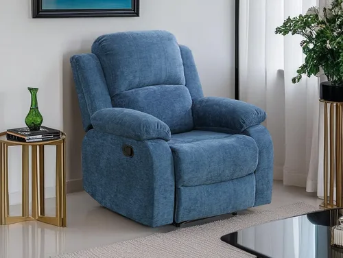 Vista 54 de Juego de 2 sofás reclinables manuales de cuero sintético, juego de sofá reclinable para sala, muebles modernos para sala con portavasos/consola