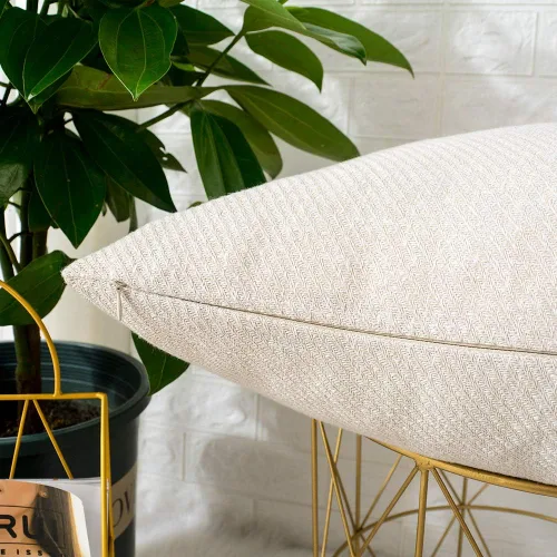 Vista 4 de MERNETTE Funda de cojín cuadrado de chenille, suave, decorativa, para decoración del hogar, para sofá, cama, silla, sillón, paquete de 2