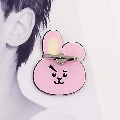Kpop BTS Bangtan - Soporte para anillo de teléfono para niños (galleta)