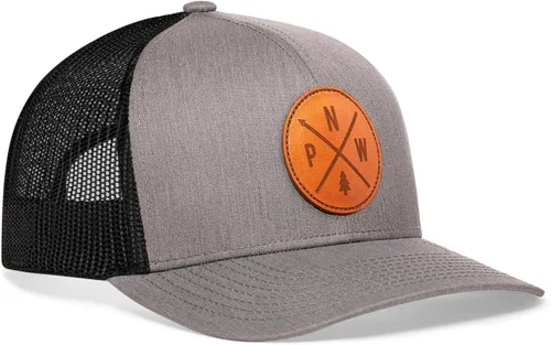Vista 8 de HAKA PNW - Gorra de béisbol ajustable para hombre y mujer, diseño de camionero del noroeste del Pacífico