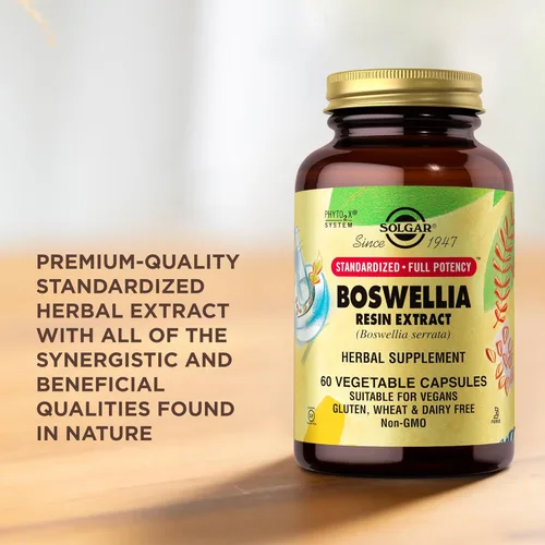 Vista 5 de SFP Boswellia Extracto de Resina Solgar 60 VCaps