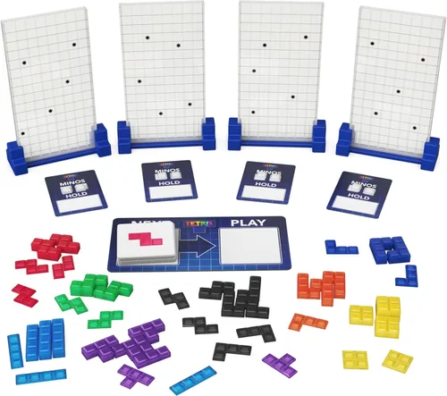 Vista 7 de Spin Master Games, Tetris: El juego de mesa, juega el clásico juego de rompecabezas Tetris en la vida real, desafío de rompecabezas multijugador