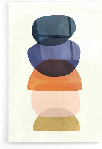 Vista 4 de Epic Art 'Mod Pods I' de Grace Popp, cristal acrílico para pared, 12 x 16 pulgadas