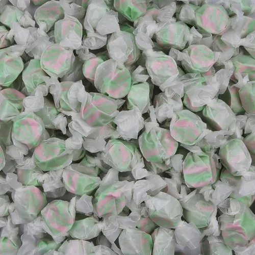Vista 72 de Dulces gourmet suaves y masticables de agua salada, envueltos individualmente, bolsa a granel (pastel de manzana, 1 libra (paquete de 1))