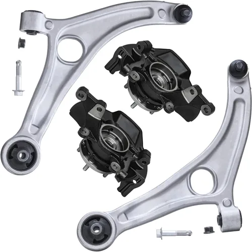Vista 132 de Detroit Axle - Kit de brazos de control inferiores delanteros para Dodge Dart 2013, 2014, 2015, 2016, 2 brazos de control inferiores con ensamblaje