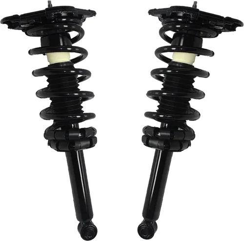 Vista 46 de Detroit Axle - Par de puntales traseros para Hyundai Accent 2000-2005, 2 puntales listos con montaje de resorte helicoidal 2001 2002 2003 2004