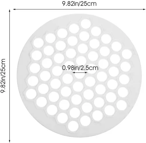 Vista 2 de Kichvoe 2 piezas de máquina de albóndigas de cocina reutilizables para ollas caseras, ravioles, wontons, fácil de limpiar