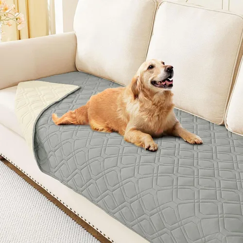 Vista 185 de hyha - Manta impermeable para cama de perro, mantas suaves para mascotas, funda impermeable para sofá para perros, fundas reversibles lavables