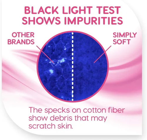 Vista 7 de Medline Simply Soft Cotton Round (300 unidades), almohadillas de algodón 100% absorbente y texturizado, sin pelusas