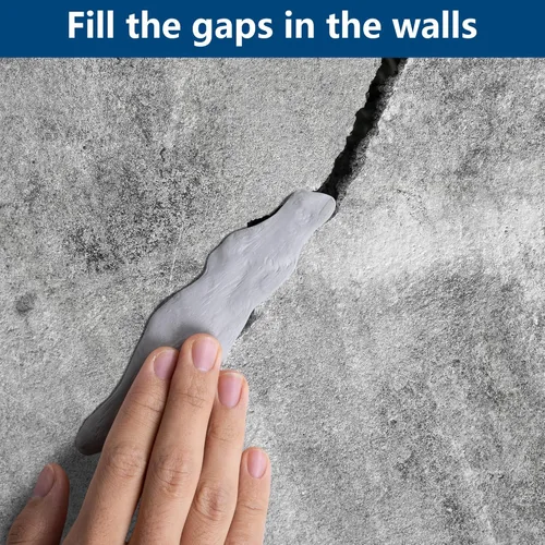 Vista 7 de Masilla de silicona moldeable de 79 x 1 pulgadas, cinta de masilla de sello de butilo impermeable de 0.197 in de grosor, cinta aislante gris