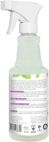 Vista 6 de Mighty Mint Spray de protección de plantas de menta para insectos, mosquitos, hongos, ácaros y enfermedades, 16 onzas
