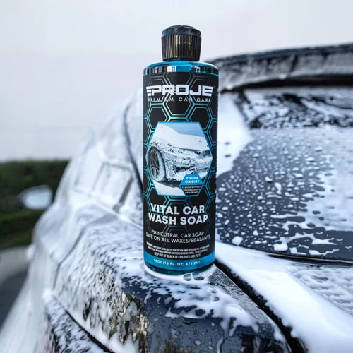 Vista 5 de PROJE' Vital - Jabón de lavado de autos – Fórmula equilibrada con pH que mejora el brillo – Máxima potencia de limpieza para cañones de espuma