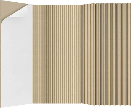 Vista 15 de Paquete de 5 paneles acústicos, paneles acústicos de pared de 47.2 x 23.6 x 0.4 pulgadas, grandes paneles insonorizados, paneles autoadhesivos a