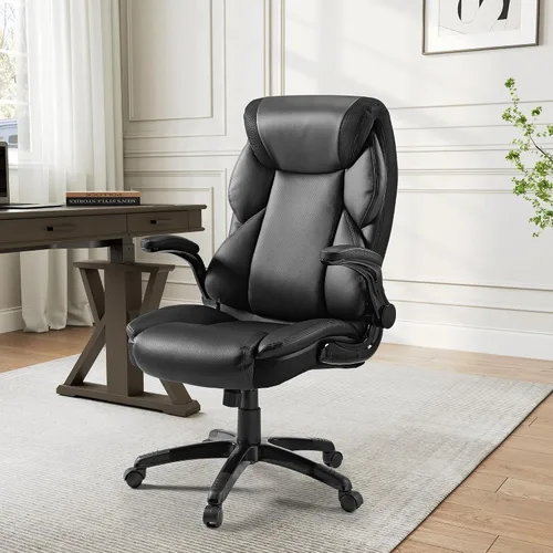 Vista 12 de EUREKA ERGONOMIC Galene - Silla de oficina ejecutiva, color beige Blanco sucio