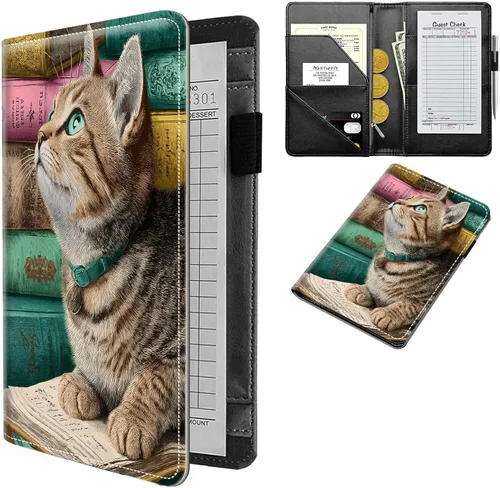 Vista 113 de Diseña Tus Propios Libros de Servicio con Nombre e Iniciales para Camareras, Dikoer Libro de Servicio de Camarero Personalizado con Nombre