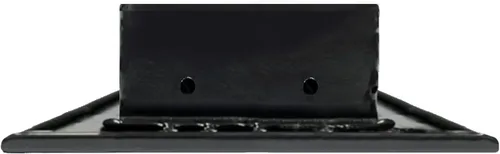 Vista 3 de BUILDMART - Cubierta de ventilación de CA moderna 6x4 - Ventilación de aire decorativa de aluminio negro - Difusor de ranura lineal estándar