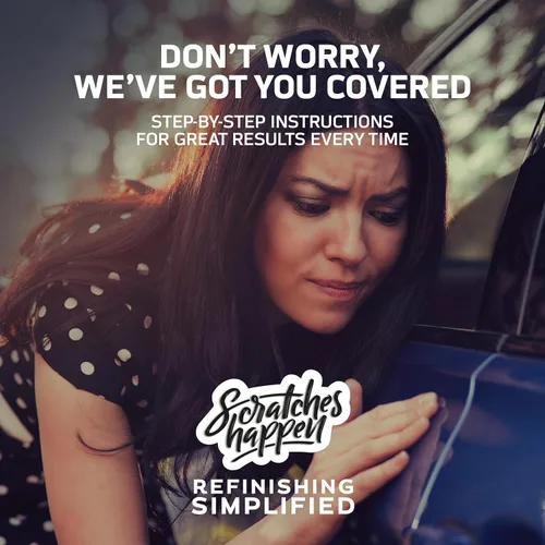 Vista 6 de ScratchesHappen Kit de pintura de retoque Exact-Match - Monza Red (R-110) para Honda - Essential (pintura + capa transparente)