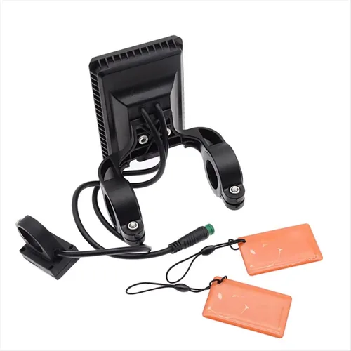 Vista 5 de Medidor de pantalla LCD de bicicleta eléctrica con NFC X1 Ebike Panel de pantalla 24 V 36 V 48 V impermeable 5 pines Velocímetro Bicicleta