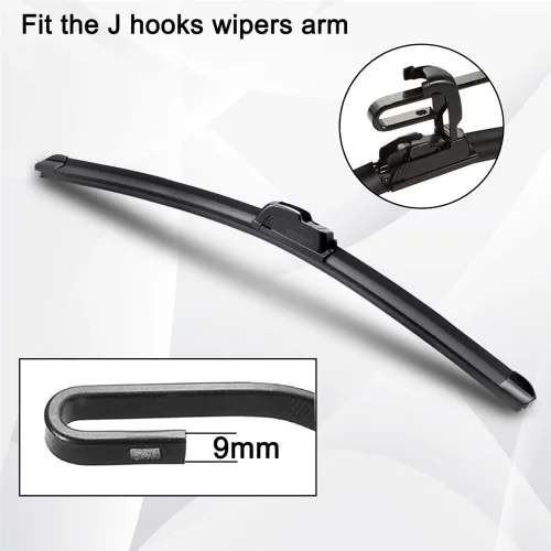 Vista 4 de Car Wiper Compatible with Hyundai i30 I30 FD 2010-2012 Car Front Rear Wiper Blades Soft Rubber Windscreen Wipers Auto Windshield 24"+18"+12" 2011 3
