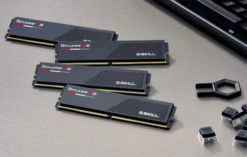 Vista 3 de 64GB G.Skill DDR5 Ripjaws S5 5600MHz CL28 Kit de doble canal 2X 32GB Negro