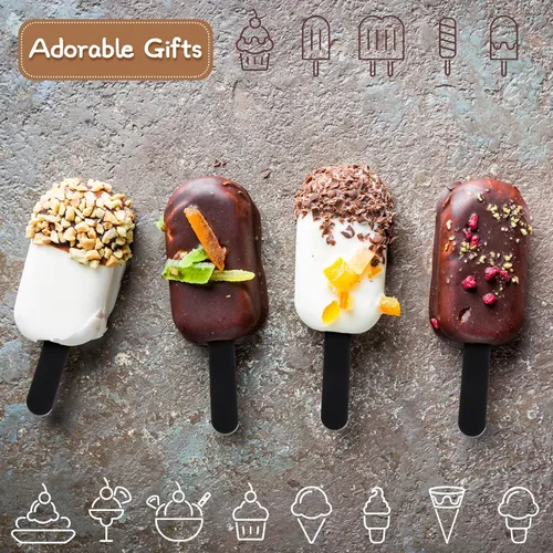 Vista 4 de 30 palitos acrílicos reutilizables para tartas, moldes para tartas, espejos, palitos de helado, molde para tartas para el hogar, pasteles, dulces