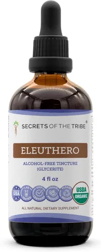 Vista 7 de Eleuthero USDA Organic Extracto sin alcohol, gotas de hierbas de alta potencia Hecho de 100% orgánico certificado Eleuthero