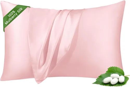 Vista 9 de THXSILK Funda de almohada de seda de morera 100 % natural para cabello y piel, grado 6A, 1 paquete, fundas de almohada de seda de morera con cierre