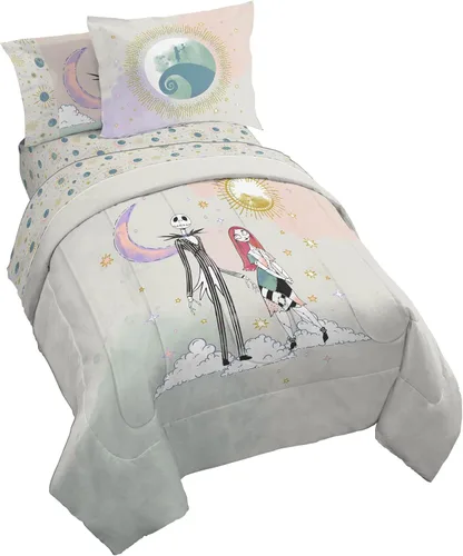 Vista 42 de Jay Franco Disney Lilo and Stitch - Juego de edredón tamaño Full, ropa de cama de 7 piezas, incluye juego de sábanas y fundas de almohada, ropa